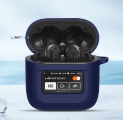 Case Compatible with JBL Tour Pro 2 Earbuds, Silicone Cover for Shockproof and Dust Protection Charging Case